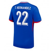 Camiseta Francia Theo Hernandez #22 Primera Equipación Eurocopa 2024 manga corta